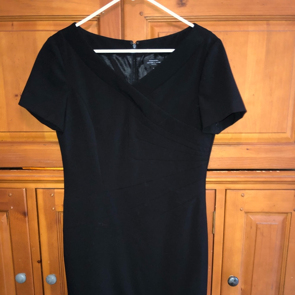 Petite Tahari wrap dress
